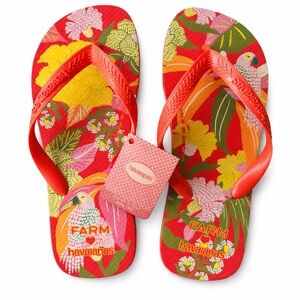 Havaianas' Red Tropical Flip Flops